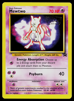 Mewtwo Movie Promo #3 WOTC Black Star Promo Pokemon Card - Image 1
