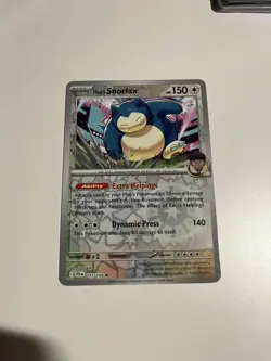Pokemon TCG : 117/159 Hop's Snorlax : Rare Reverse Holo Card : Journey Together - Image 1