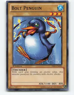 Bolt Penguin #PRIO-EN090 1st Edition Yugioh Card - Image 1