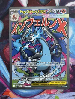 Mega Charizard x EX 023 Me: Mega Evolution Promo Holo 2025 Pokemon Card - Image 3