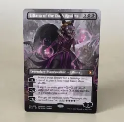 MTG Liliana of the Dark Realms - Borderless - BLC NM - Image 1