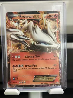 Pokemon 2012 Black White Promos Reshiram EX Holo Black Star BW36 GREAT Condition - Image 1