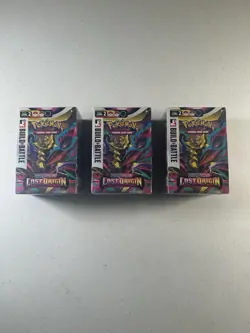 Pokemon TCG: Sword & Shield Lost Origin Build & Battle Prerelease Box Lot 3x New 820650850608 - Image 1