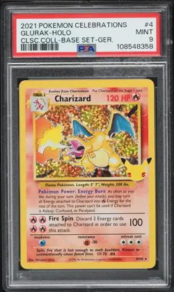 Pokemon Celebrations Base Set Charizard Blastoise Venusaur PSA CGC 9 10 Set - Image 2