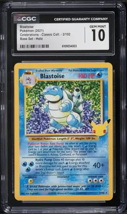 Pokemon Celebrations Base Set Charizard Blastoise Venusaur PSA CGC 9 10 Set - Image 3
