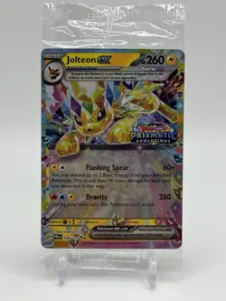 Pokemon TCG Prismatic Evolutions Jolteon EX 030/131 STAMPED Promo Surprise - Image 1