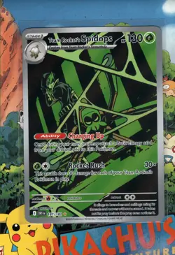 Pokemon TCG Team Rockets Spidops 187/182 Destined Rivals NM/M - Image 1