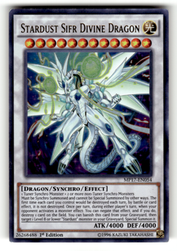 Stardust Sifr Divine Dragon MP17-EN054 1st Edition Ultra Rare 2017 Mega-Tins Meg - Image 1