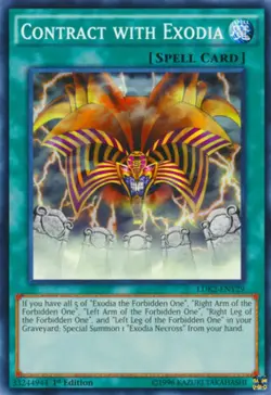 Contract with Exodia - LDK2-ENY29 - Common - 1st Edition - Lightly Played - Image 1