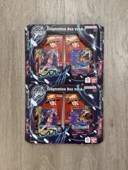 One Piece TCG Illustration Box Vol. 6 NEW AND SEALED LOT OF 2 ! - Image 1