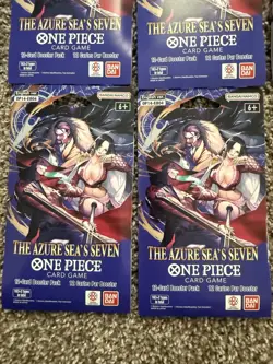 Lot of 10 ONE PIECE OP-14 The Azure Sea’s Seven Sleeved Booster Packs SEALED - Image 2