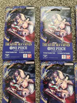 Lot of 10 ONE PIECE OP-14 The Azure Sea’s Seven Sleeved Booster Packs SEALED - Image 5