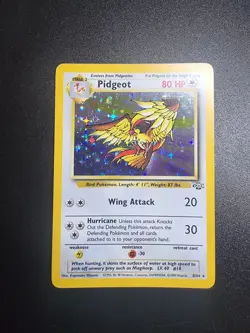 1999 Pokemon TCG Pidgeot Jungle Holo Card 8/64 Unlimited CONDITION VERY GOOD - Image 1