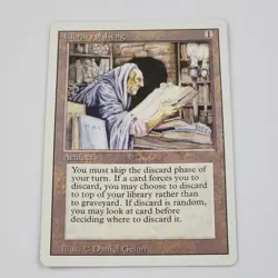 MTG Library of Leng NM Revised Artifact Uncommon Magic The Gathering Card Vtg - Image 1