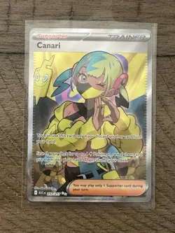 Pokemon TCG Canari 257/217 Ascended Hero’s Full Art Trainer Card - Image 1
