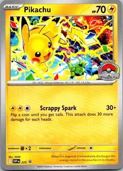 Pikachu -(World Championship 2025) Promo SV: Scarlet & Violet Promo Cards 225 NM - Image 1