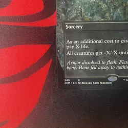 MTG Toxic Deluge Double Masters 345 Borderless - Image 4