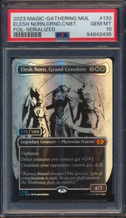 2023 MAGIC THE GATHERING ELESH NORN GRAND CENOBITE 346/500 SERIALIZED PSA 10 - Image 1