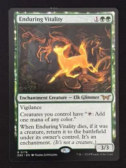 1x MTG Enduring Vitality - Duskmourn: House of Horror (DSK) #176 - Magic - Image 3