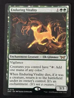 1x MTG Enduring Vitality - Duskmourn: House of Horror (DSK) #176 - Magic - Image 5