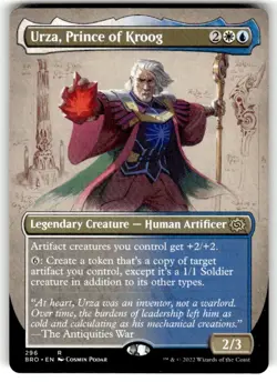 MTG Urza, Prince of Kroog Borderless The Brothers' War Regular Rare NM - Image 1