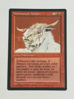 MTG Hurloon Minotaur (Italian Revised (BB)/Red/C) - BGM - Image 1