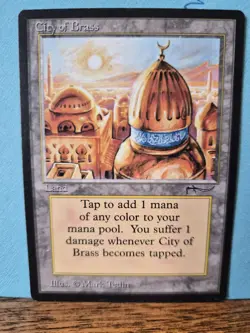 City Of Brass Arabian Nights MTG Near Mint - Image 1