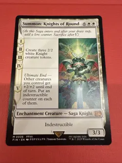 Mtg FIN Final Fantasy - Summon: Knights of Round -NM - Image 1