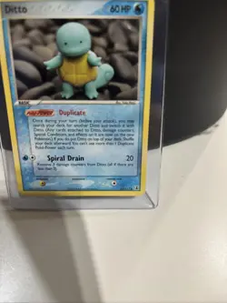 Pokemon TCG Ditto 64/113 Squirtle EX Delta Species 2005 Card - Image 4