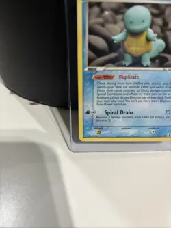Pokemon TCG Ditto 64/113 Squirtle EX Delta Species 2005 Card - Image 5
