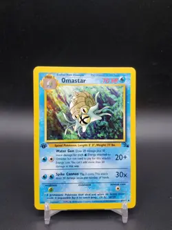 Omastar 40/62 Fossil 1st Edition NM Pokemon Card - Image 1