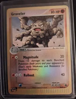 Pokemon Card - Graveler Dragon 30/97 Uncommon Reverse Holo - Image 1