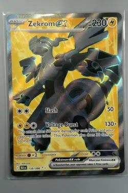NM Excellent pokemon Zekrom EX 158/086 Legendary Treasures NM - Image 1