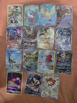 Lot Of 15 Pokemon Cards, Full Art, Promo, Trainer, Ex - Image 1
