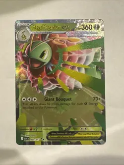 Ascended Heroes Mega Meganium Ex #010/217 Double Rare Pokemon Card NM Near Mint - Image 1