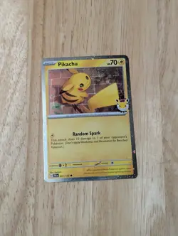 Pokemon TCG Pikachu 051/162 2026 Pokemon Day Stamped Promo TCG - Image 1