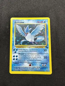 Articuno 2/62 Fossil Holo NM Unlimited Pokemon TCG - Image 1