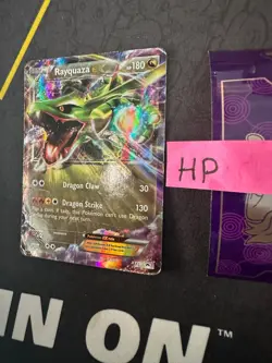 Rayquaza EX Black Star Promo XY73, Ultra Rare Promo 114 💎 HP 💎 - Image 2