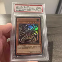 POP 2! PSA 10 GEM MINT 2010 Yugioh 1st Ed Mystical Beast of Serket Ultra SDMA - Image 3