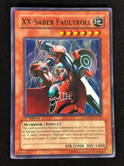 Yugioh XX-Saber Faultroll ANPR-EN035 1st Super (NM) - Image 1