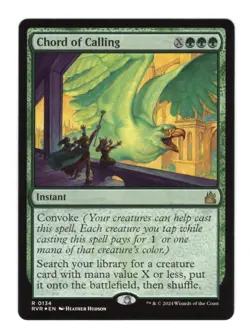 MTG Magic the Gathering Chord of Calling Ravnica Remastered Regular Card 134/497 - Image 1