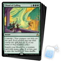 CHORD OF CALLING X4 Ravnica Remastered Magic MTG MINT CARD - Image 1