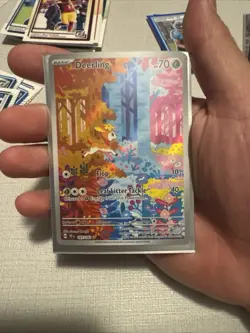Pokemon TCG Deerling Card IR Temporal Forces 165/162 Near Mint Condition - Image 1