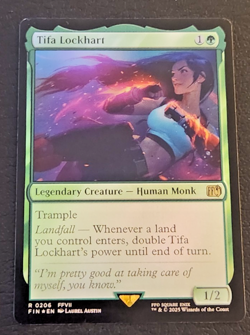 Tifa Lockhart Foil Card ( Magic the Gathering Final Fantasy MTG FF7 #206 ) - Image 1
