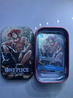One Piece Card Game Portgas D. Ace Promo Card Collector Tin (NO PACKS) - Image 1