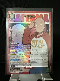 Saitama OPM-1-062 SR* Union Arena Card English One Punch Man - Image 1