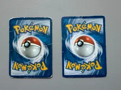 2× Korean Mega Lucario EX (Rising Fist) - Holo Pokemon Cards - Damaged - Image 4