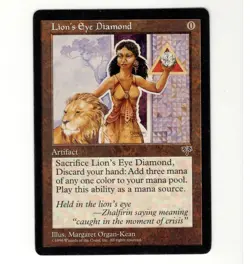 MTG Lion's Eye Diamond English Mirage VINTAGE - Image 1