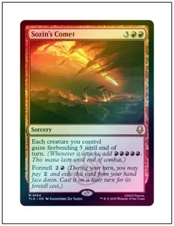 MTG Sozin's Comet Avatar: The Last Airbender Foil #154 - Image 1