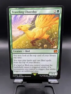 Traveling Chocobo M 0210 Final Fantasy Mtg Near Mint Condition - Image 1